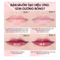 Son gương bóng COLORKEY Airy Lip Mirror Series 1.7g