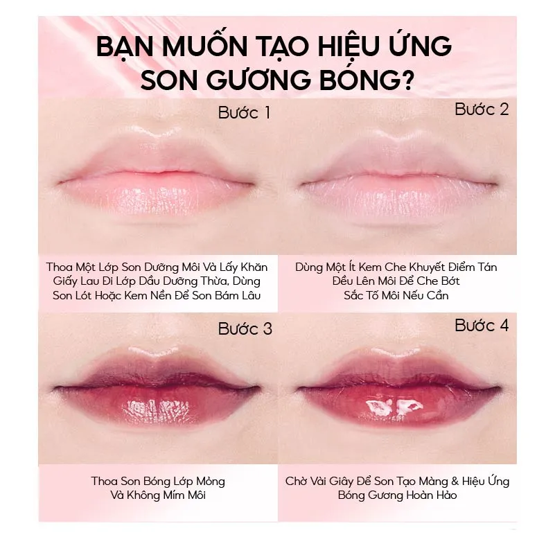 Son gương bóng COLORKEY Airy Lip Mirror Series 1.7g