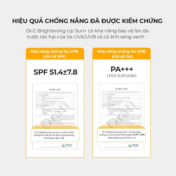 Kem Chống Nắng Phổ Rộng Hàn Quốc DR.G Sun Cream SPF50+ PA+++ 50ml