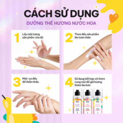 Sữa dưỡng trắng da toàn thân hương nước hoa KISS MY BODY