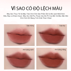 Son kem bùn COLORKEY Mousse Lip Mud Matte 2g