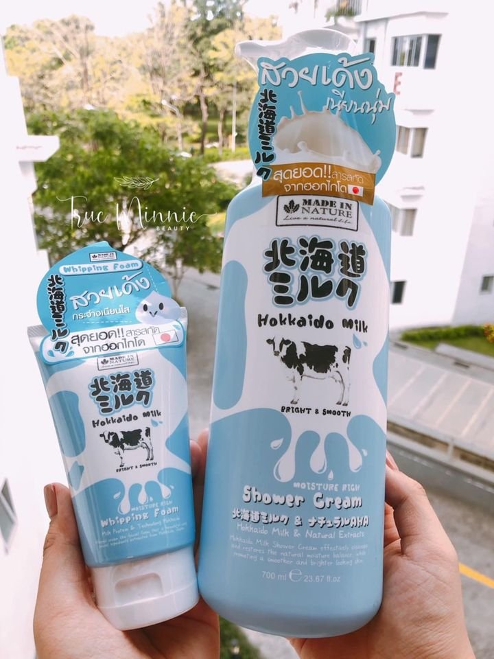Sữa rửa mặt dưỡng ẩm và mịn da Made In Nature Hokkaido 100g