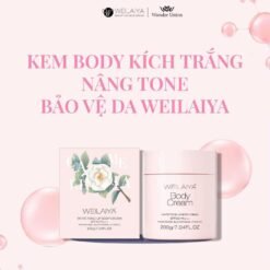 Kem Body Dưỡng Trắng Da Weilaiya White Tone-up Body Cream SPF30++++