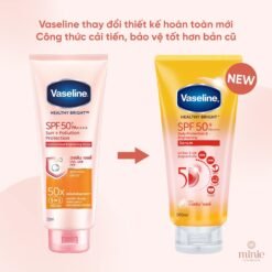 Serum Dưỡng Thể Vaseline Chống Nắng Sáng Da Healthy Bright Daily Protection & Brightening Serum SPF 50+ PA++++ 300ml