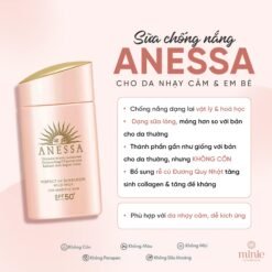 Sữa Chống Nắng Anessa 60ml Perfect UV Sunscreen Skincare Milk N SPF50+ PA++++
