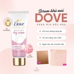 Kem Khử Mùi Tinh Chất Serum Sáng Mịn Dove Deodorant Dry Serum Collagen 40ml