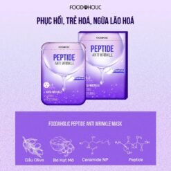 Mặt Nạ Dưỡng Trắng, Dưỡng Ẩm, Ngăn Lão Hóa Foodaholic Mask 23ml (4 loại)