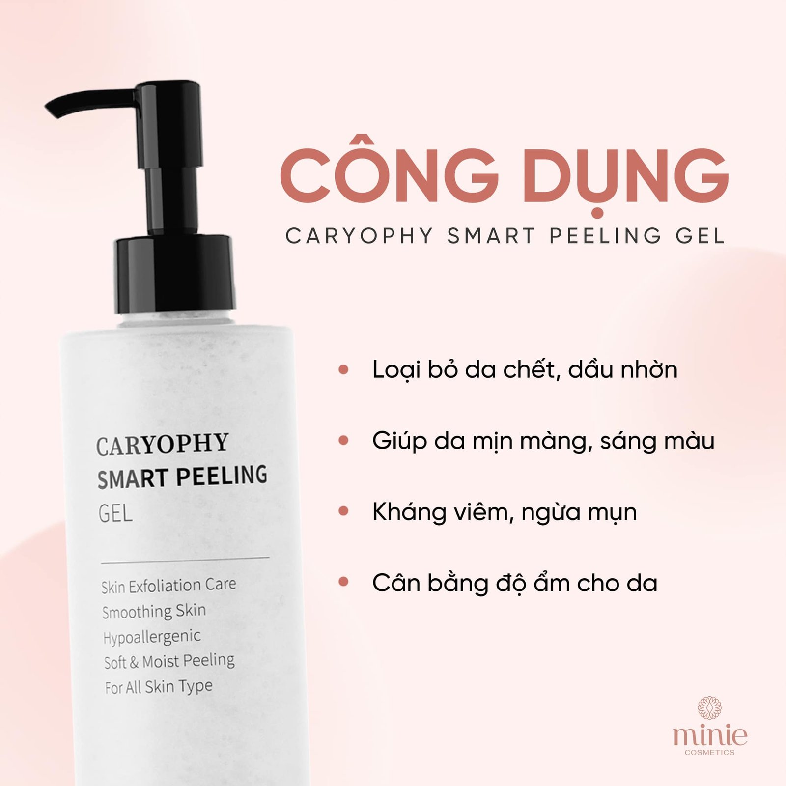 Tẩy Tế Bào Chết Thông Minh Ngăn Ngừa Mụn Caryophy Smart Peeling Gel 250ml