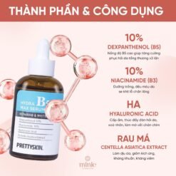 Tinh Chất Phục Hồi, Dưỡng Trắng Da Pretty Skin Hydra B5 Max Serum 50ml