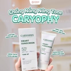 Kem Chống Nắng Caryophy Nâng Tone, Ngừa Mụn Smart Sunscreen SPF 50+ / PA+++ #Tone 50ml