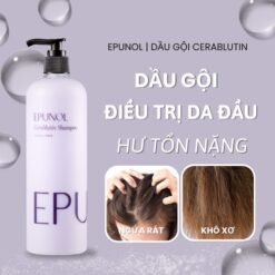 Dầu gội phục hồi tóc hư tổn do uốn, duỗi Epunol Cerablutin 500ML