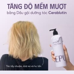Dầu gội phục hồi tóc hư tổn do uốn, duỗi Epunol Cerablutin 500ML