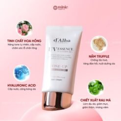 Kem chống nắng nâng tông d'Alba Waterfull Tone-Up Pink Correcting Sun Cream SPF50+ PA++++ 50ml