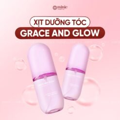 Xịt dưỡng tóc Grace And Glow Silky Hair Mist Spray Black Opium 100ml