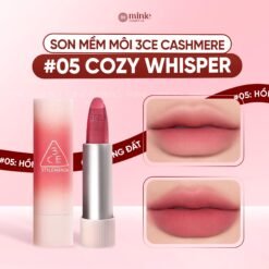 Son thỏi mềm môi 3CE Cashmere Hug Lipstick 3.5g