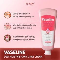 Kem dưỡng da tay Vaseline 24h Deep Moisture Hand & Nail Cream 60ml