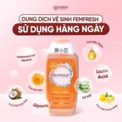 Dung Dịch Vệ Sinh Phụ Nữ Dưỡng Ẩm Cân Bằng Độ pH Femfresh Daily Intimate Wash