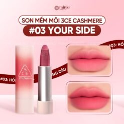 Son thỏi mềm môi 3CE Cashmere Hug Lipstick 3.5g