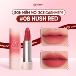 Son thỏi mềm môi 3CE Cashmere Hug Lipstick 3.5g