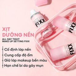 Xịt Khóa Lớp Trang Điểm Tạo Hiệu Ứng Căn Bóng ALL DAY TIGHT MAKE UP SETTING FIXX 75ml