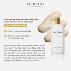 Kem Chống Nắng Kiềm Dầu Và Nâng Tone SKIN1004 Madagascar Centella SPF 50+ PA++++