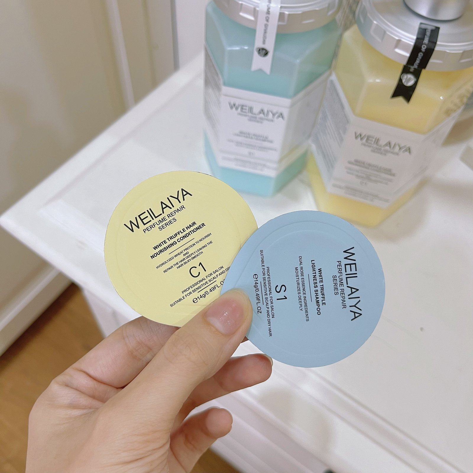 Bộ Gội Xả Phục Hồi Nấm Đa Tầng Truffle Weilaiya Perfume Repair Series