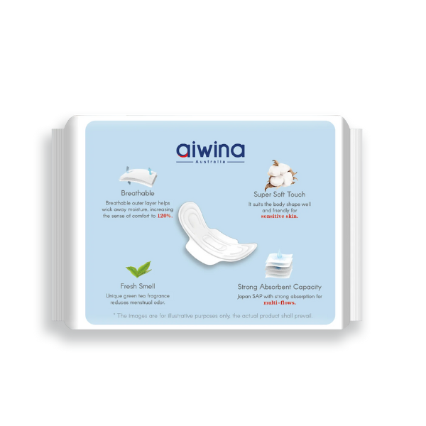 Băng vệ sinh AIWINA siêu mỏng cánh hương trà