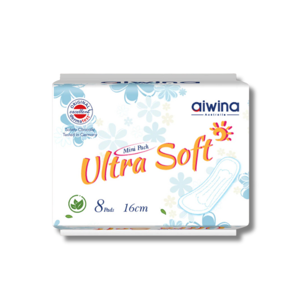 Băng vệ sinh hằng ngày siêu mềm mại hương trà Aiwina 160mm 8 miếng