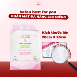 Khăn lau mặt đa năng Befou Best For You Disposable Face Towel 200 miếng