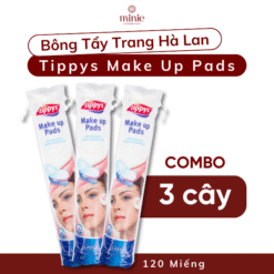Bông tẩy trang Hà Lan Tippys Classic Make Up Pads