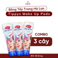 Bông tẩy trang Hà Lan Tippys Classic Make Up Pads