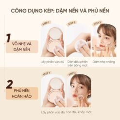 Phấn nền mỏng nhẹ che khuyết điểm Judydoll Soft & Velvet Matte Powder Foundation 4g
