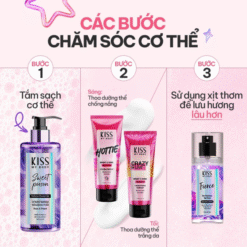 Sữa tắm hương nước hoa KISS MY BODY Perfume Shower Gel 380ml