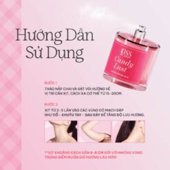 Nước hoa 15% tinh dầu lưu hương 12h Kiss My Body EAU DE PARFUM 50ml