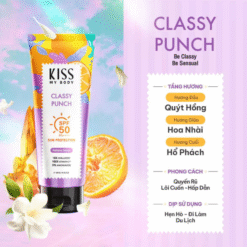 Sữa dưỡng thể chống nắng toàn thân hương nước hoa Kiss My Body SPF50 PA++++