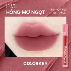 Son kem lì mịn mượt COLORKEY Airy Velvet Lip Lacquer 3g