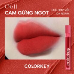 Son kem lì mịn mượt COLORKEY Airy Velvet Lip Lacquer 3g