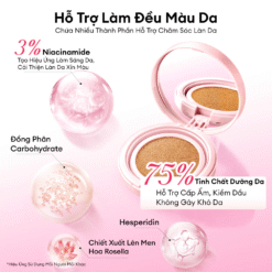Cushion chống nắng mỏng nhẹ COLORKEY Long Lasting Flawless Brightening Cushion Cream SPF50+ PA++++
