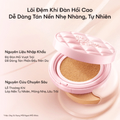 Cushion chống nắng mỏng nhẹ COLORKEY Long Lasting Flawless Brightening Cushion Cream SPF50+ PA++++