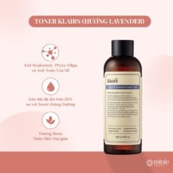 Nước Hoa Hồng Dưỡng Ẩm, Làm Dịu Da Klairs Supple Preparation Toner