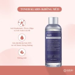 Nước Hoa Hồng Dưỡng Ẩm, Làm Dịu Da Klairs Supple Preparation Toner
