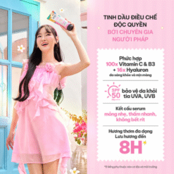 Sữa dưỡng thể chống nắng toàn thân hương nước hoa Kiss My Body SPF50 PA++++