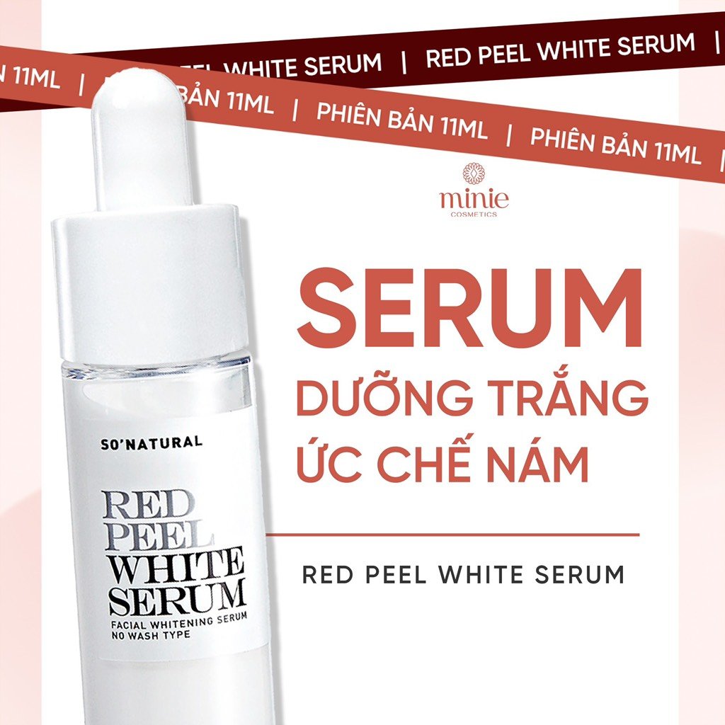 e7fcdb1f-ae6f-474d-8665-8144c251c35b-6 Tinh Chất Dưỡng Trắng, Mờ Thâm Nám So’Natural Red Peel White Serum 11ml