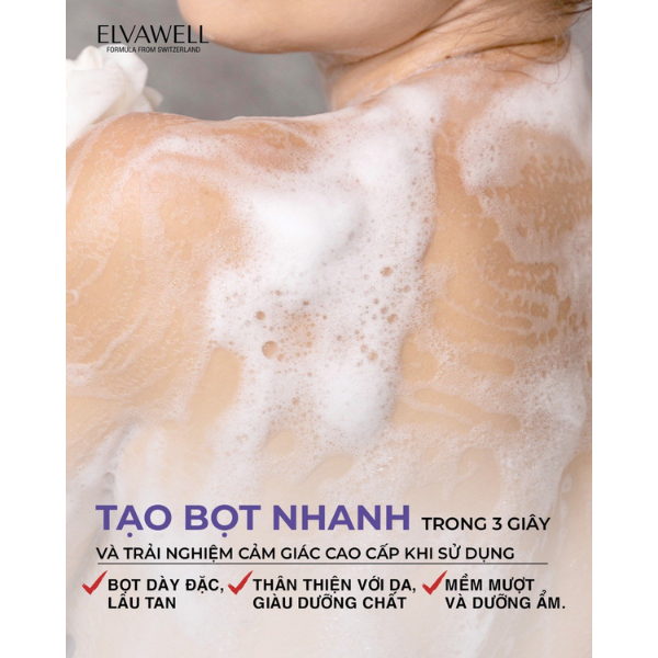 Sữa tắm nước hoa ELVAWELL