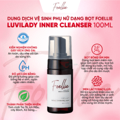 Dung dịch vệ sinh cân bằng độ PH Foellie Luvilady Inner Cleanser 100ml