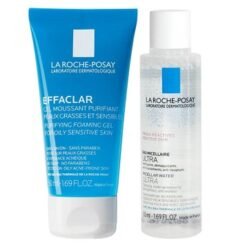 Bộ Đôi La Roche-Posay Làm Sạch Sâu Cho Da Dầu, Nhạy Cảm Effaclar Purifying Foaming Gel 200ml + Micellar Water Ultra Sensitive Skin 50ml