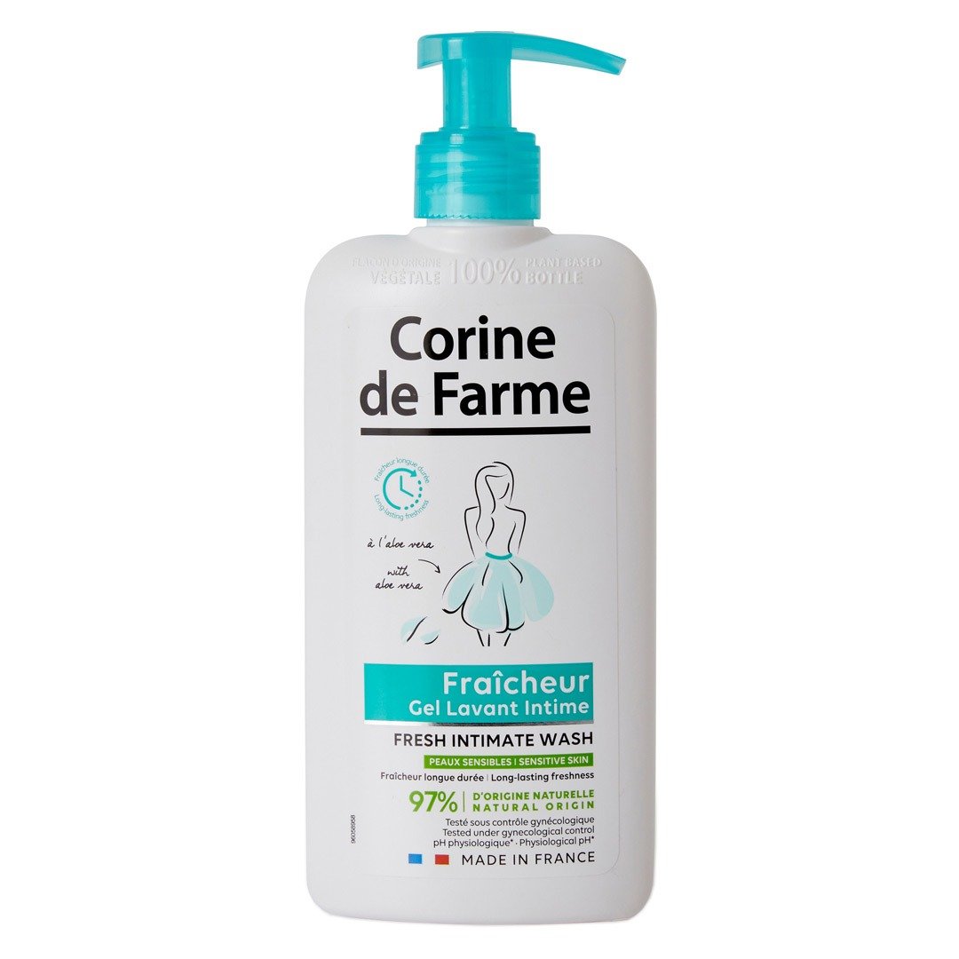 Gel vệ sinh phụ nữ dịu nhẹ Corine De Farme Fresh Intimate Wash 250ml