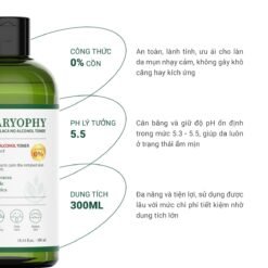 Nước Cân Bằng Cho Da Dầu Mụn Caryophy Portulaca No Alcohoi Toner 300ml