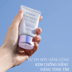 Kem chống nắng nâng tông hiệu chỉnh sắc da d'Alba Waterfull Tone-Up Purple Correcting Sun Cream SPF50+ PA++++ 50ml