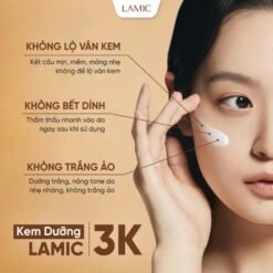Kem dưỡng ẩm rễ bạch sâm dưỡng trắng và ngừa lão hóa da mặt LAMIC